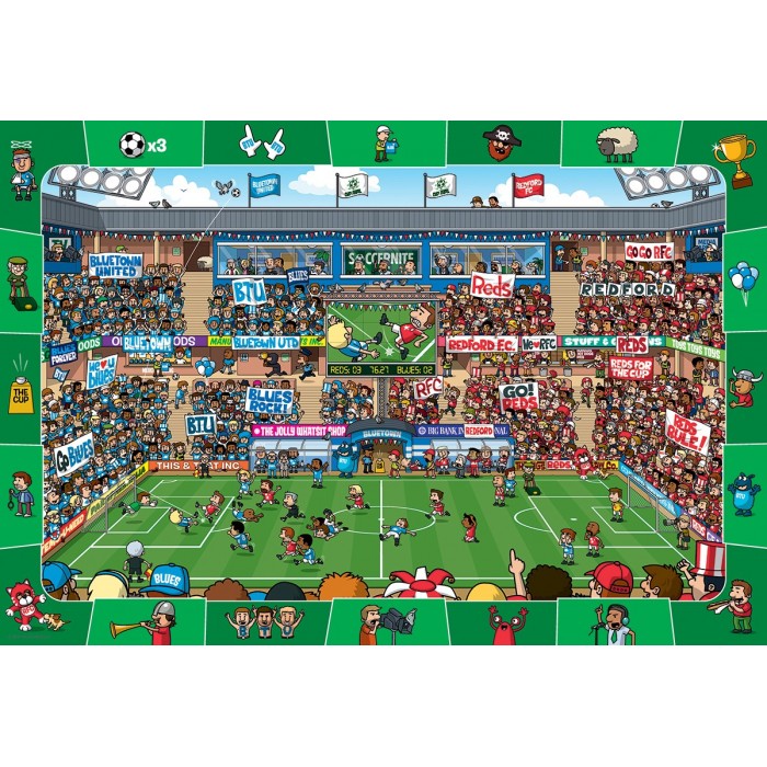 Puzzle Eurographics-6100-0476 Find Me - Football