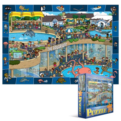 Puzzle Eurographics-6100-0543 Aquarium Fou