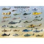 Puzzle  Eurographics-6500-0088 Pièces XXL - Hélicoptères Militaires