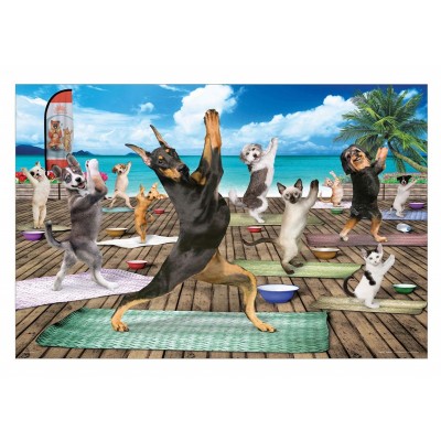Puzzle Eurographics-6500-5454 Pièces XXL - Yoga Spa