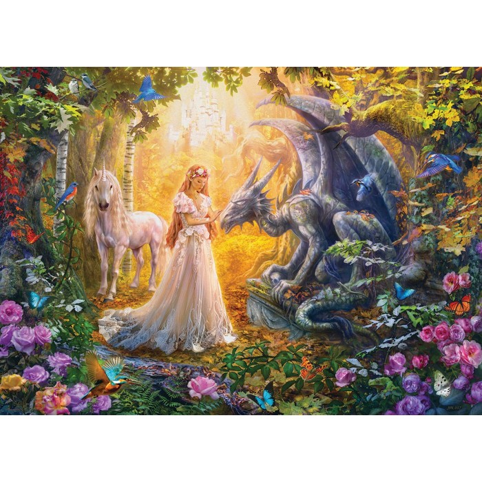 Puzzle  Eurographics-6500-5458 Pièces XXL - Princess' Garden