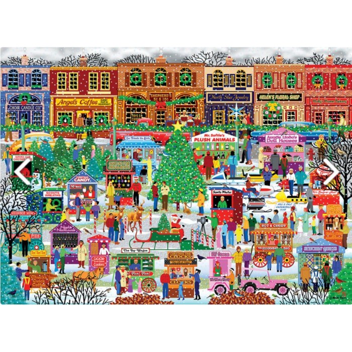 Puzzle  Eurographics-6500-5503 Pièces XXL - Downtown Holiday Festival