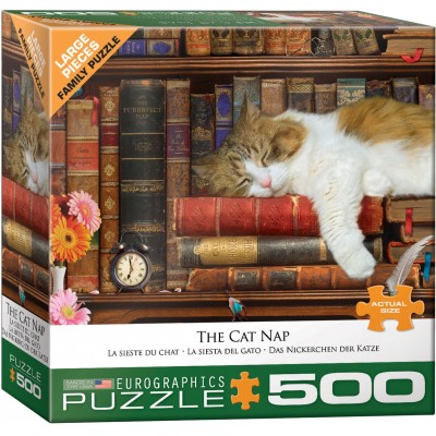 Puzzle Eurographics-6500-5545 Pièces XXL - The Cat Nap