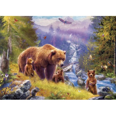 Puzzle Eurographics-6500-5546 Pièces XXL - Grizzly Cubs