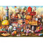 Puzzle  Eurographics-6500-5909 Pièces XXL - Jouets Curieux -Ray Powers