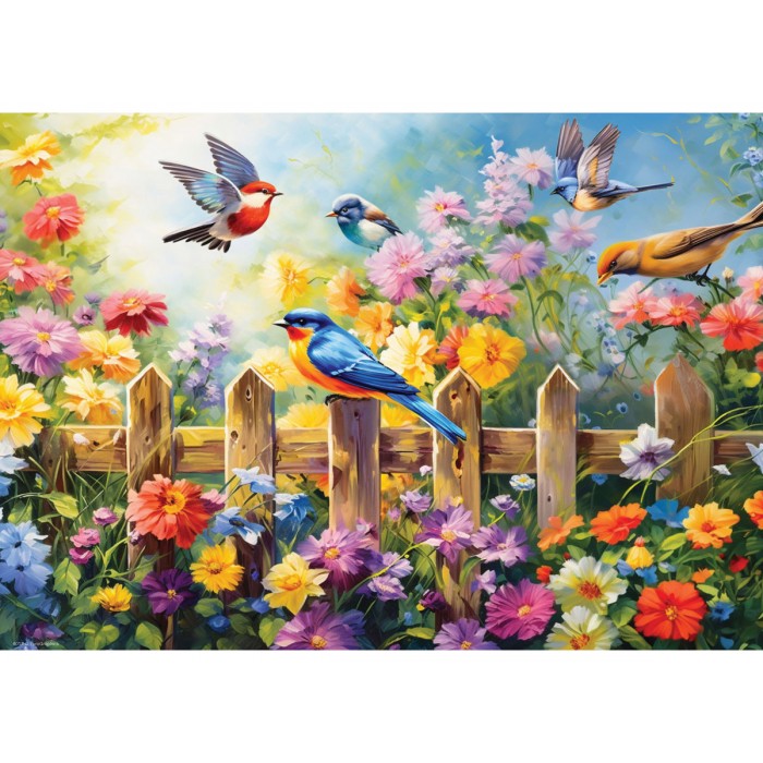 Puzzle  Eurographics-6724-6017 Connecting Pieces - Birds