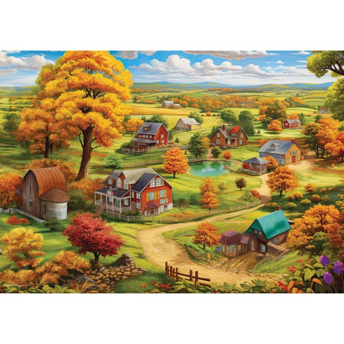 Puzzle  Eurographics-6724-6018 Connecting Pieces - Peaceful Living