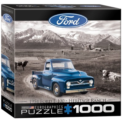 Puzzle Eurographics-8000-0668 1954 Ford F-100 - Heritage Ranch