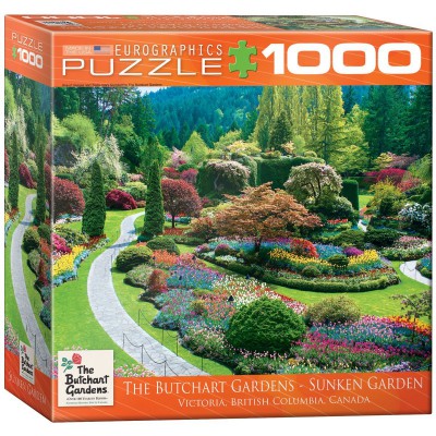 Puzzle Eurographics-8000-0700 Butchart Gardens, Sunken