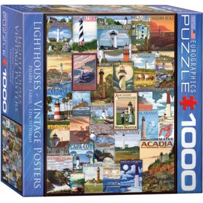Puzzle Eurographics-8000-0779 Collage de Phares