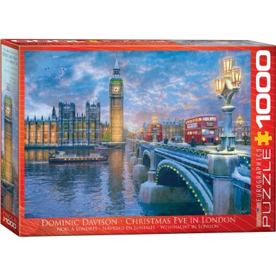 Puzzle Eurographics-8000-0916 Dominic Davison - Noël à Londres
