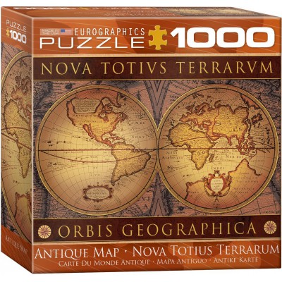 Puzzle Eurographics-8000-1084 Vieille Carte du Monde