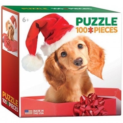 Eurographics-8104-0670 Mini Puzzle - Holiday Puppy