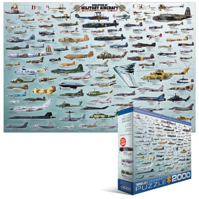 Puzzle Eurographics-8220-0578 Evolution des avions de guerre