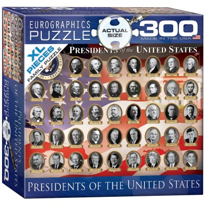 Puzzle Eurographics-8300-1432 Pièces XXL - Présidents des Etats-Unis