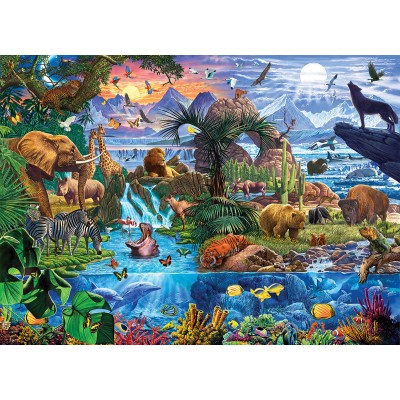 Puzzle Eurographics-8520-5881 Animaux du Monde