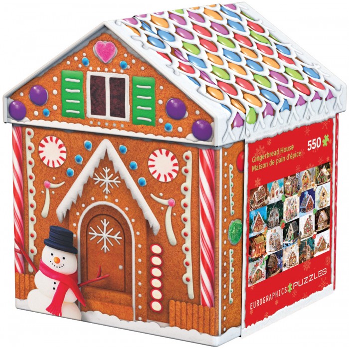 Puzzle  Eurographics-8551-5661 Gingerbread House Tin