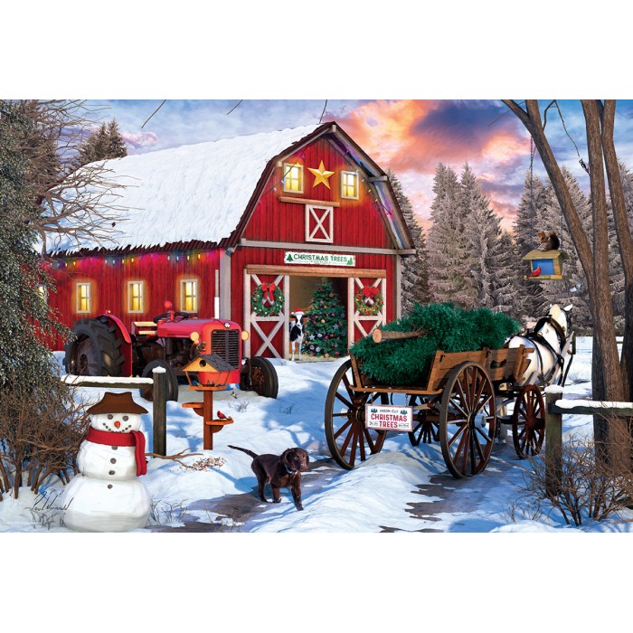 Puzzle  Eurographics-8551-5665 Holiday Farm Tin