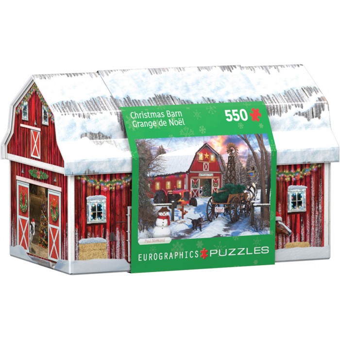 Puzzle Eurographics-8551-5665 Holiday Farm Tin