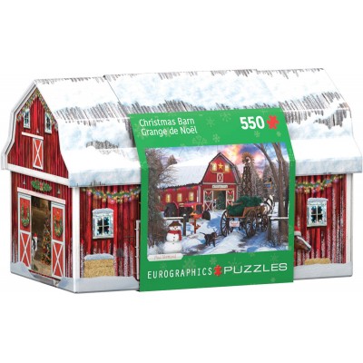 Puzzle Eurographics-8551-5665 Holiday Farm Tin