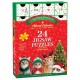 Calendrier de l'Avent - Moustaches de Noel - 24 Puzzles