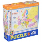 Puzzle   Carte de l'Europe (en anglais)