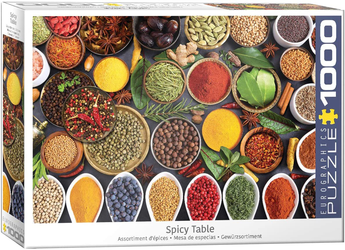 Puzzle Spicy Table Eurographics-6000-5624 1000 pièces Puzzles - Déco  Culinaire - /Planet'Puzzles