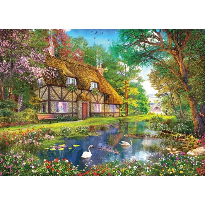 Puzzle Falcon-11350 Waterside Cottage