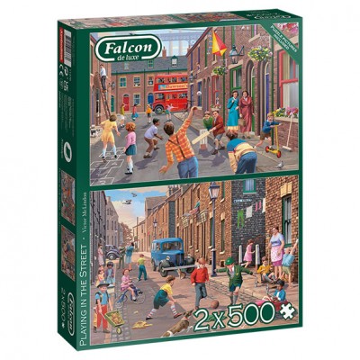 Falcon-11376 2 Puzzles - Jeu de Rue