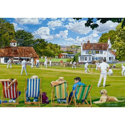 Puzzle Falcon-Contemporary-11309 The Village Sporting Greens (2x1000 Pièces)