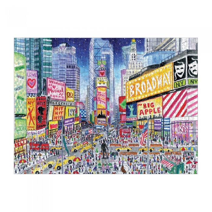  Galison-36707 Times Square - 1000 Piece Puzzle