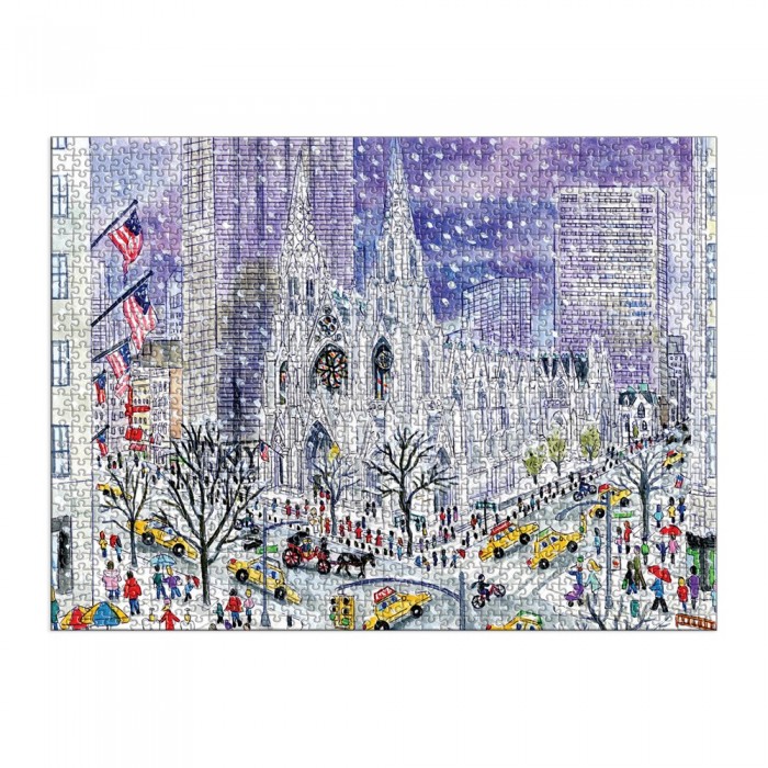  Galison-36935 Cathédrale Saint-Patrick - Puzzle 1000 Pièces