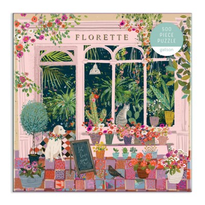 Galison-36991 Florette - 500 Pieces Puzzle