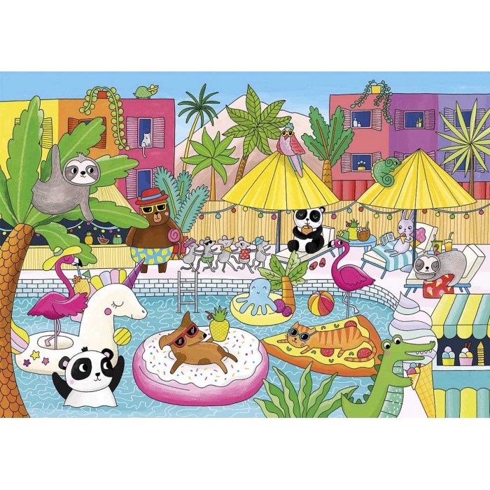Puzzle Gibsons-G1035 Pièces XXL - Pool Party