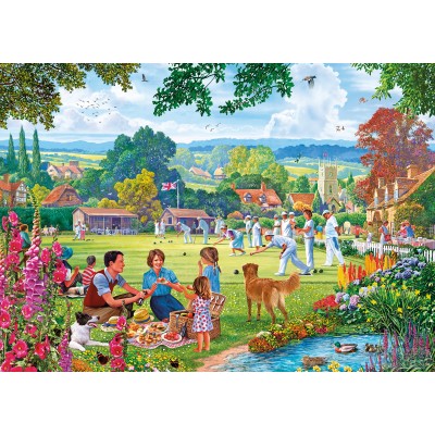 Puzzle Gibsons-G2224 Pièces XXL - Bowling by the Brook