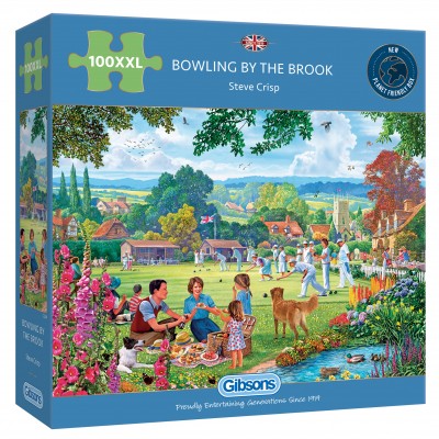 Puzzle Gibsons-G2224 Pièces XXL - Bowling by the Brook