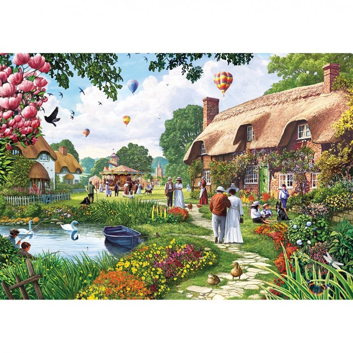 Puzzle  Gibsons-G3156 Chalet Au Bord Du Lac