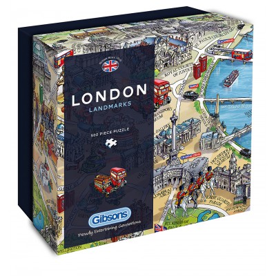 Puzzle Gibsons-G3402 Maria Rabinky: London Landmarks