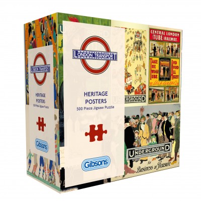 Puzzle Gibsons-G3433 Affiches Tfl Heritage