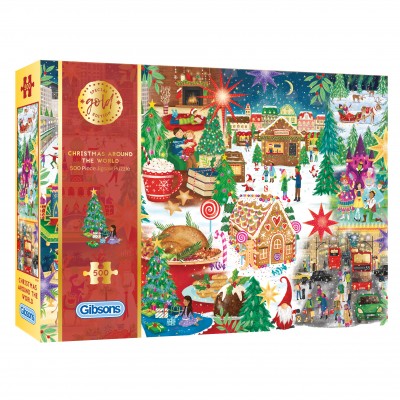 Puzzle Gibsons-G3609 Noël Autour du Monde