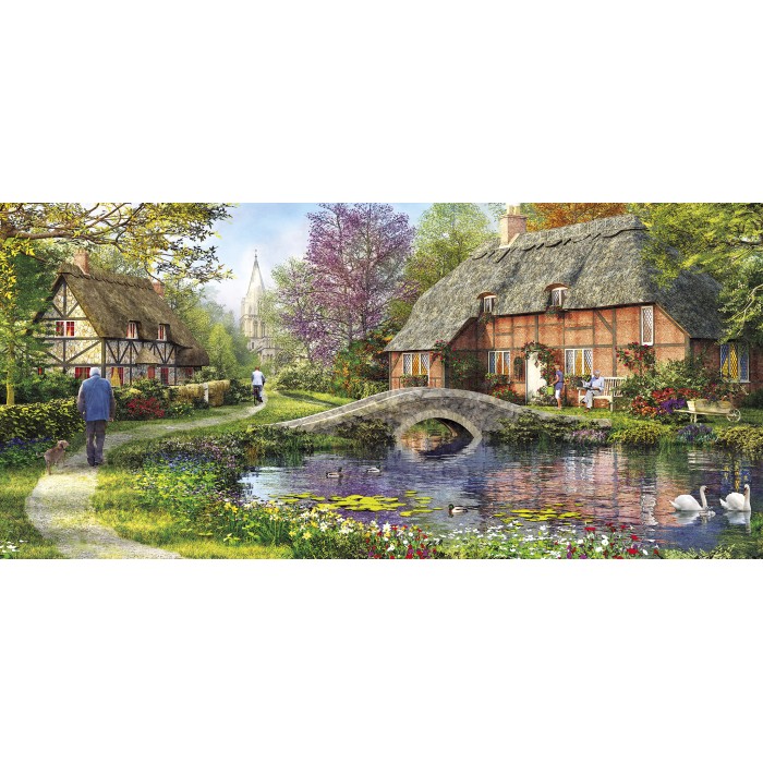 Puzzle  Gibsons-G4050 Cottage by the Brook