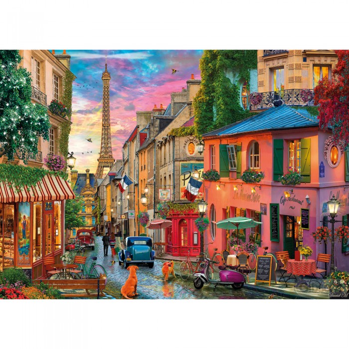 Puzzle Gibsons-G6329 Coucher de Soleil sur Paris