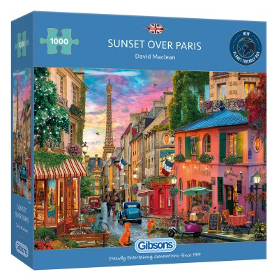 Puzzle Gibsons-G6329 Coucher de Soleil sur Paris