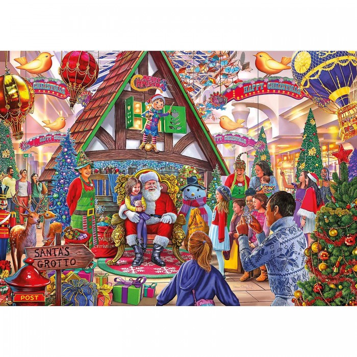 Puzzle  Gibsons-G6346 Visit Santa