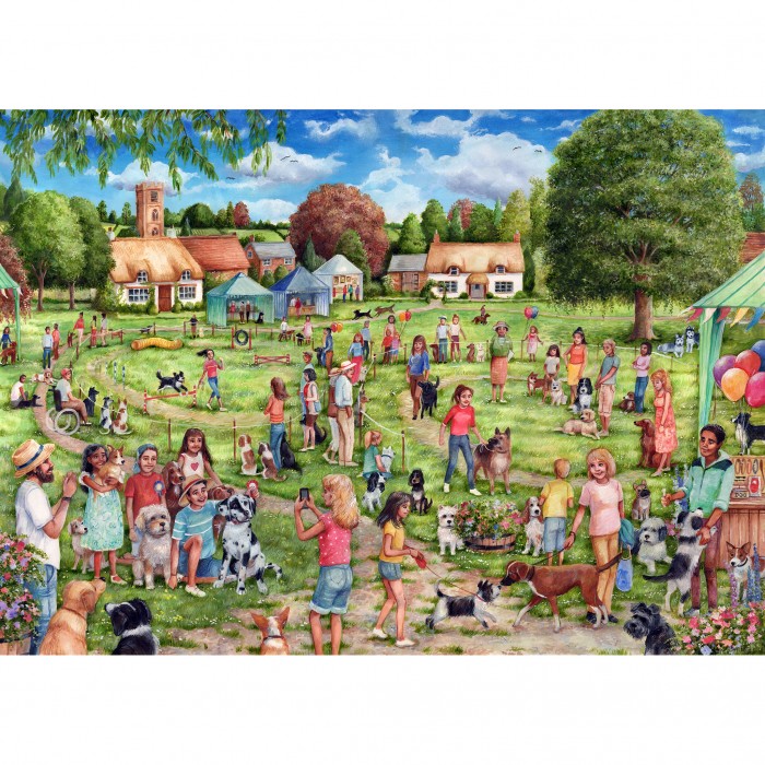 Puzzle  Gibsons-G6348 L'Exposition Canine du Village