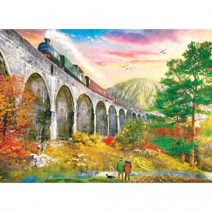 Puzzle  Gibsons-G6365 Traversée Du Viaduc De Glenfinnan