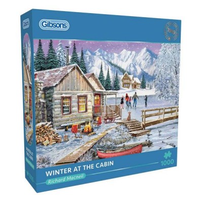 Puzzle Gibsons-G6382 L'Hiver au Chalet