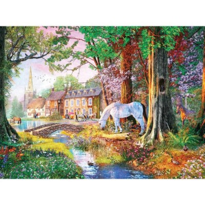 Puzzle Gibsons-G6397 Poneys de la Forêt-Nouvelle