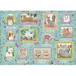 Puzzle  Gibsons-G6603 Famous Felines