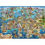 Puzzle  Gibsons-G7130 Explorer l'Europe